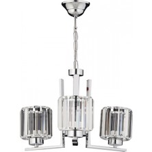 Avonni AV-7013-396-3K Krom Kaplama Modern Avize E27 Metal Kristal 50 cm