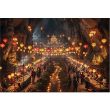 El Emeği Mağara Pazarı Puzzle Yapboz 99 Parça