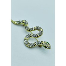 BB Bi Butik Shop Şahmaran Yılan Broş Yaka Iğnesi