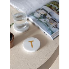 The Mia Mermer Bardak Altlığı T