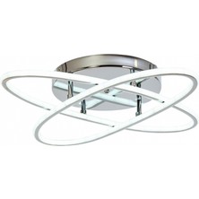 Avonni AR-7014-6110-2K Krom Kaplama Modern Avize LED Alüminyum Silikon 64X64 cm