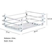 MegaVitrin Tema Premium Serisi Paslanmaz Altın Kaplama Banyo Diş Fırçalık Duvara Monte