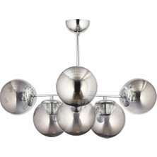 Avonni AV-7013-402-6K Krom Kaplama Modern Avize E27 Metal Cam 70 cm