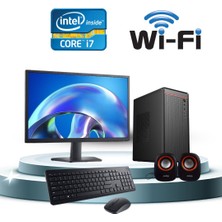 Dagmor BN2015133 H61 Anakart Intel I7 2 8gb Ram 480GB SSD 27' Monitör Wifi Kablosuz Set