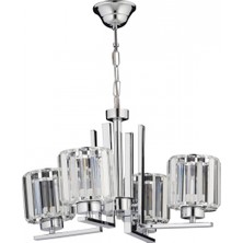 Avonni AV-7013-396-4K Krom Kaplama Modern Avize E27 Metal Kristal 50 cm