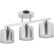 Avonni AV-7013-406-3K Krom Kaplama Modern Avize E27 Metal Cam 57 cm