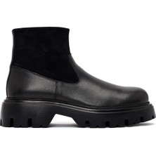 Derimod Erkek Siyah Kalın Tabanlı Deri Bot 25WFD640514