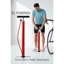 Modacar El Pompası Bisiklet Scooter Motosiklet Lastik Şişirici Profesyonel Şişirme