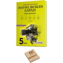 Kafa Dengi Yayınları Kafadengi 5. Sınıf Sosyal Bilgiler Soru Bankası ve Telefon Standı