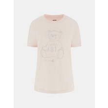 Guess Unique Kadın Pembe Aktif Regular Fit T-Shirt V5BI16K8FQ4-A60W