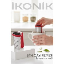 Modacar Bitki Çayı Filtresi - Her Bardağa Uyumlu, Tortusuz Demleme