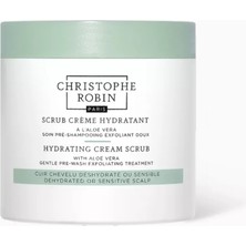 Christophe Robin Nemlendirici Krem Peeling 250ML, %96 Doğal, Hassas Saç Derisi Için