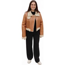 Paolo Framinco PF-017 Gerçek Kuzu Derisi Bayan Kürk Deri Ceket