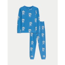 Marks & Spencer Patlamış Mısır Desenli Pijama Takımı
