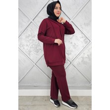 Pys Giyim Kadın Nervür Dikim Arma Detaylı Tesettür Takım