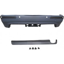 TŞT 2001-2003 Bmw 5 Serı E39- Arka Tampon Siyah Band Delikli Karlıksız (M5 Tipi) (Adet) (Oem NO:51122498489)