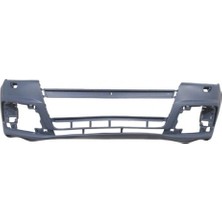 TŞT 2015-2018 Audi Q7 Ön Tampon (Astarlı Sis-Far Yıkama Delikli Sensör Deliksiz Tw) (Adet) (Oem NO:4M0807065DGRU)