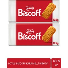 Lotus Biscoff 125 gr x 2 Karamelli Çıtır Kurabiye Doğal Malzemelerle Üretilmiştir