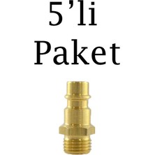 Brio Hava Hortum Erkek Uç 1/4 5'li Paket