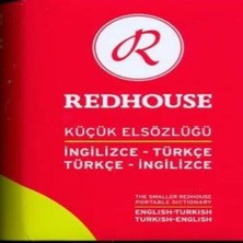Bilfold Redhouse Küçük Elsözlüğü Ingilizce Türkçe Türkçe Ingilizce (RS-009)