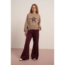 Loco Loco Kız Çocuk 7878  Baskılı 2 Iplik Sweat