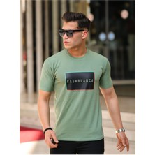 Comstar Erkek Slim Fit T-Shirt Casablanca
