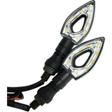 Matrix Ledli Sınyal Badem Modeli Sarı - Kırmızı- Beyaz