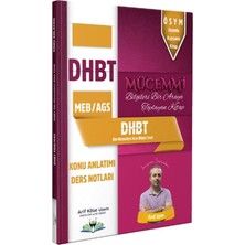 Dhbt Mücemmi Konu Anlatımı Ders Notları Arif Köse