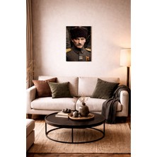 Mustafa Kemal Atatürk Portresi – Özel Tasarım Cam Tablo