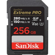 Esranın Dünyası Sandisk Extreme Pro 256GB V60 Sd Cards
