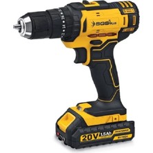 Universal Sgs Akülü Darbeli Matkap Seti Çift Batarya SGS5248 20V