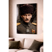 Mustafa Kemal Atatürk Portresi – Özel Tasarım Cam Tablo