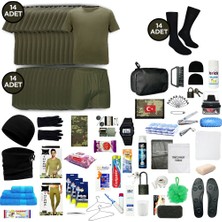 Askerimalzeme.com 14'lü Kışlık Her Şey Dahil Jandarma Bedelli Asker Seti
