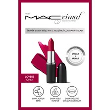 M.A.C Macximal Sleek Satin Lipstick – Zamansız Saten Bitiş Sunan Ruj - Lovers Only 3.5g