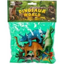 Arthurs 0710 Dinozorların Dünyası Poşetli Hayvan Oyun Seti Orta Boy