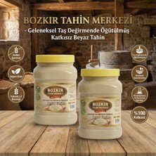 Hakbur Bozkır Yöresel Bozkır Tahin Merkezi Taş Değirmen Beyaz Tahin 935 gr X2 Adet (Katkısız&vegan)