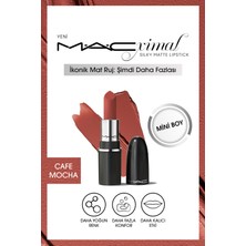 M.A.C Cafe Mocha 1.7gmini Macximal Silky Matte Lipstick