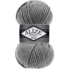 Alize Süperlana Maxi 5 Adet 87 Kömür Grisi El Örgü Ipliği