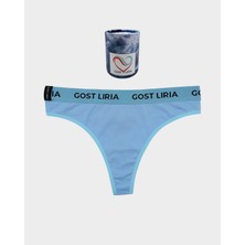 GOST LİRİA -Soft Blue Kadın String Külot Mavi
