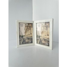 KuNu Box Minimal Beyaz Fotoğraf Çerçevesi 2’li Set