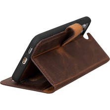 Gp Iguana Samsung Galaxy S23 Plus Uyumlu Deri Cüzdanlı Kılıf G2 Kahve