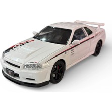 Hobbiez World 1/24 Nissan Gtr R34 - Nismo White