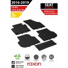Raxon Seat Ateca 2016-2019 3D Havuzlu Paspas – Tam Uyumlu | Su Geçirmez, Kaymaz