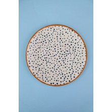 Tabak Evi Porselen Spotty Düz Tabak 19,50CM Sp1 Tekli