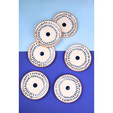 Tabak Evi Porselen Spotty Pasta Tabağı 19,50CM Sp3 6 Kişilik 6 Parça