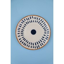 Tabak Evi Porselen Spotty Düz Tabak 19,50CM Sp3 Tekli