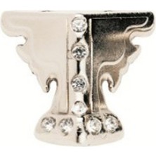 Ayder Timya Kelebek Taşlı Ahşap, Sunta Sandık Ayağı, Kutu Ayak 3,5 cm - Nikel TG/Tmya1395 217153