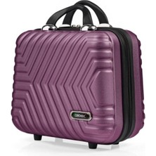 Dzc Kuzenler Avm G&d Polo Suitcase Abs Makyaj&hostes El Çantası Mürdüm