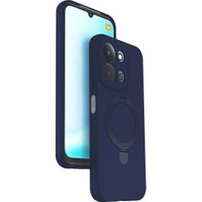 Buğz Xiaomi Redmi 15C 4g Regal Magsafe Standlı Kapak - Lacivert