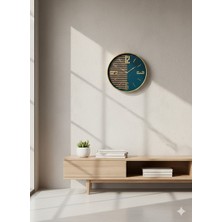 Revello Prestij Duvar Saatı Yeşil 50 cm